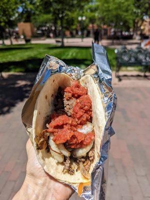 Steak carnitas - tender and juicy