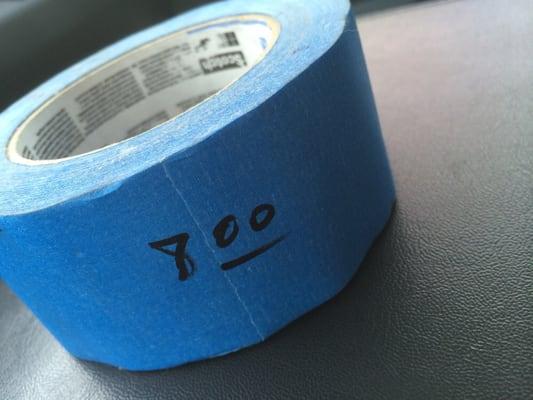 I only needed Painters Tape and only had my Debit card on me, but he offered to let me come back and pay him later too dope