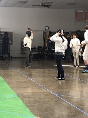 Salle Fencing tournament