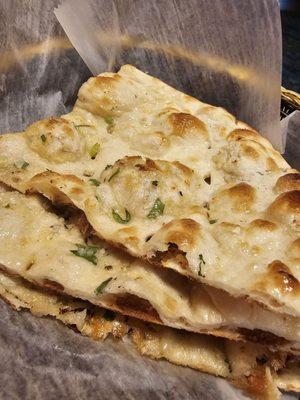 Hands down best garlic naan ever.