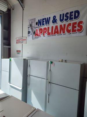 All appliances have a free 30 day warranty