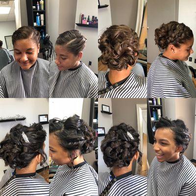 Prom, formal, wedding, updos!