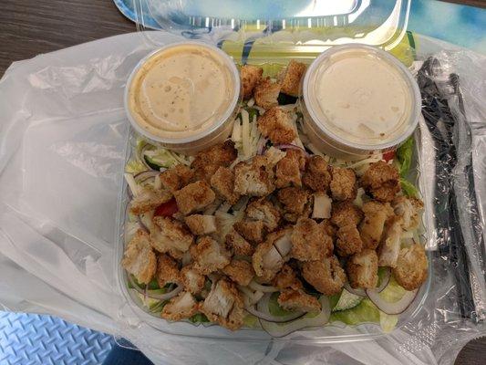 Crispy chicken salad