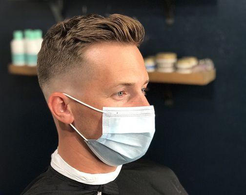 Classic men's haircut