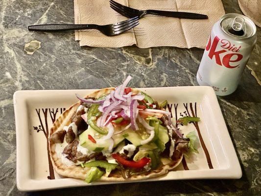 Lamb gyro.