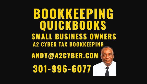 #SmallBusinessOwners, #Bookkeeping, #Quickbooks, #A2CyberTaxBookkeeping