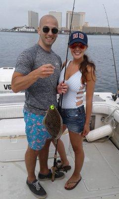 Danielle and Josh had a great time aboard the "Miss Brigantine"