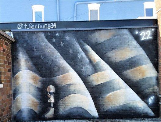 "22" mural by Tanner Fernung 2019
