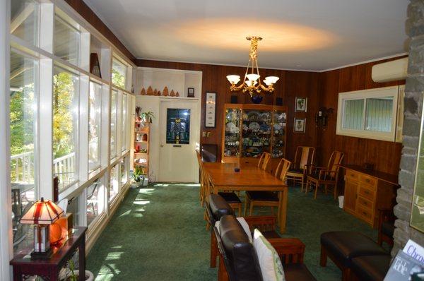 Views and light with breakfast.