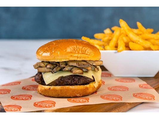 Shrooms & Swiss Burger
