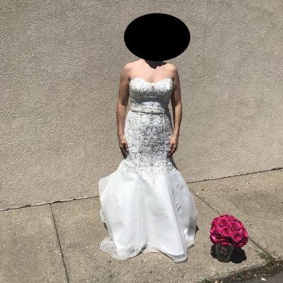 Dress I found four days before my wedding.