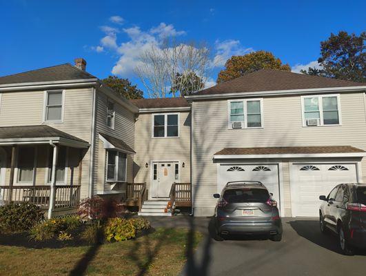 Added the breezeway and two car garage with living area above