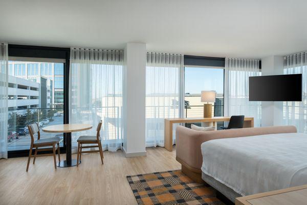 The Denizen Suites offers a wrap around patio