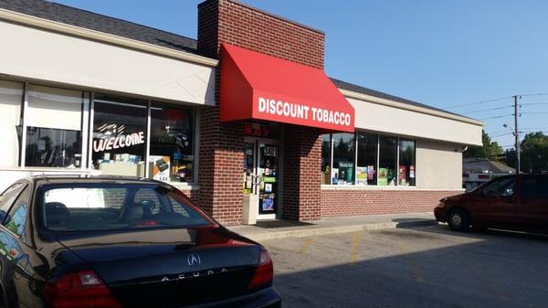 Discount tobacco along with Marthon Gas Station