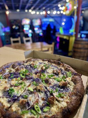 Ube pizza