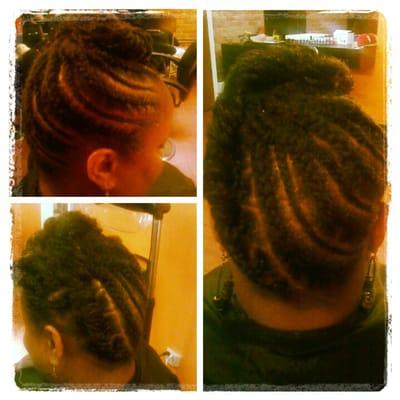 Braided updo