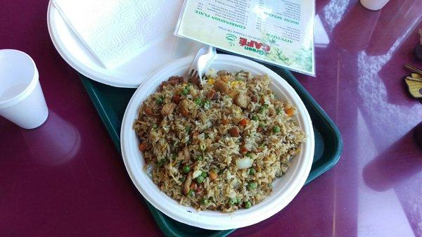 Nine dollars. It was bland...