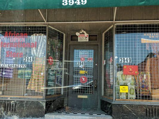 View from outside. 15 min parking spot right out front