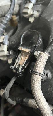 Zip tied connector they broke