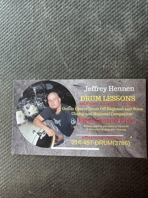 Top Shelf Drum Lessons