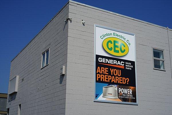 Clinton Electric Generator Showroom