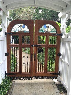 We refinish and protect gates too! Before picture.