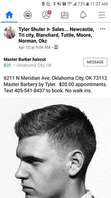 Advertising during COVID-19 and alleging his constitutional rights are being infringed upon.