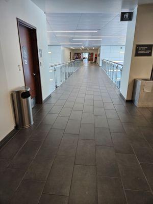 Inside University Center building