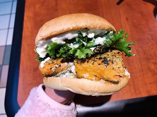 Fishless filet + pickles