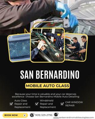 Your safety is our priority. Trusted mobile auto glass repair, done right the first time