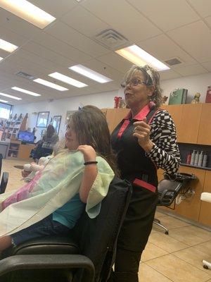 Ask for this lady Bonnie she is the best