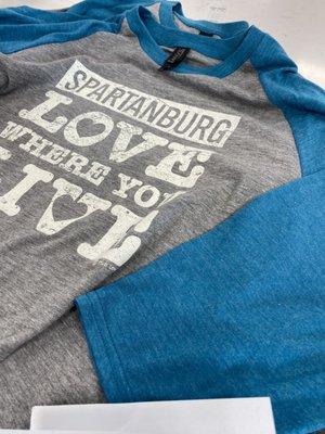 Spartanburg shirts and hats available here