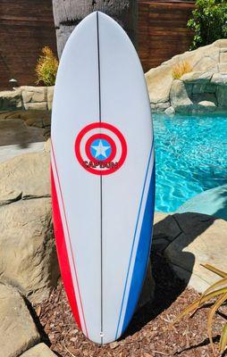 Grand baby's first Surfboard