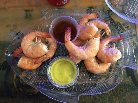 Steamed shrimp