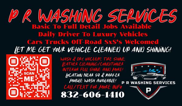 P R Washing Services