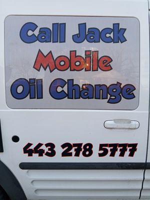Call Jack Mobile Oil Change