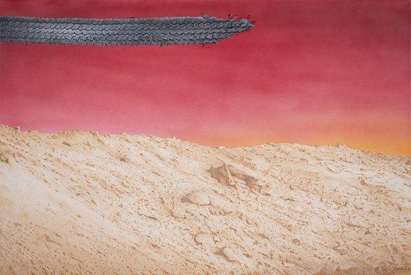 Ed Ruscha, "Hardscrabble," 2020 © Ed Ruscha