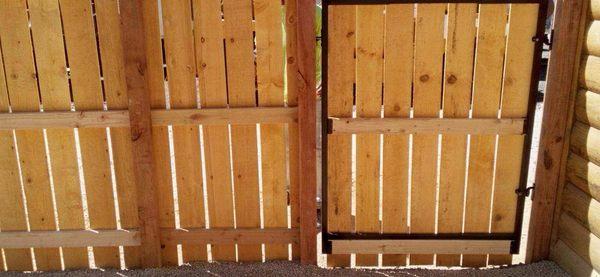 A fence we completed