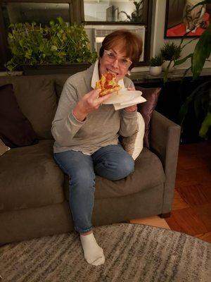 La Via Italia.. What a great thing to find in the freezer...sent from LA Via Italia in Hamburg, NY.