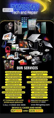 Services we offer at our location