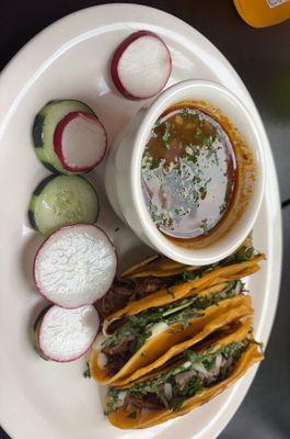 Quesa Birria tacos