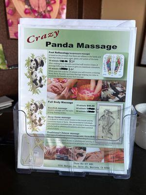 Crazy Panda Massage