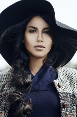 On location hairstyling and makeup artistry.