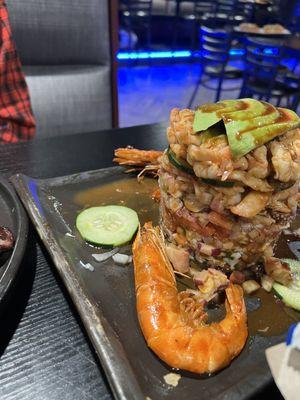 Seafood tower