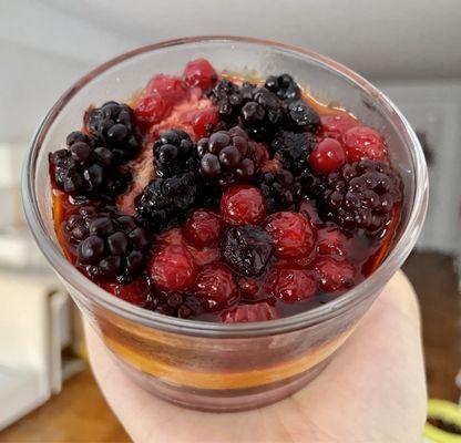 Coppa berries and cream