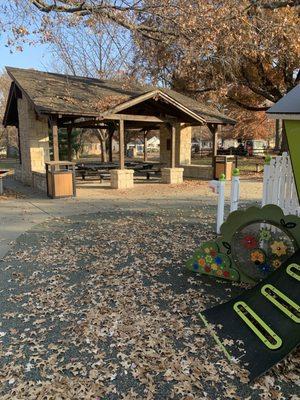 Covered picnic areas