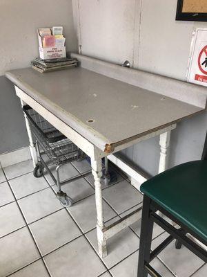 Who would want to put clean laundry on this