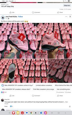 100s of pair sold right out the back door to this shop