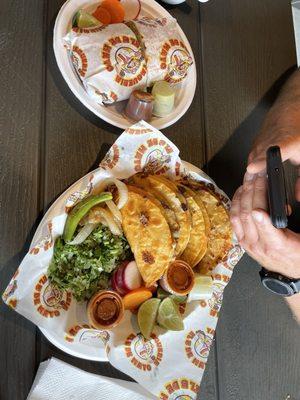 Quesabirria Taco and Torta