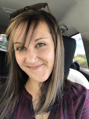 My adorable fall hair After!